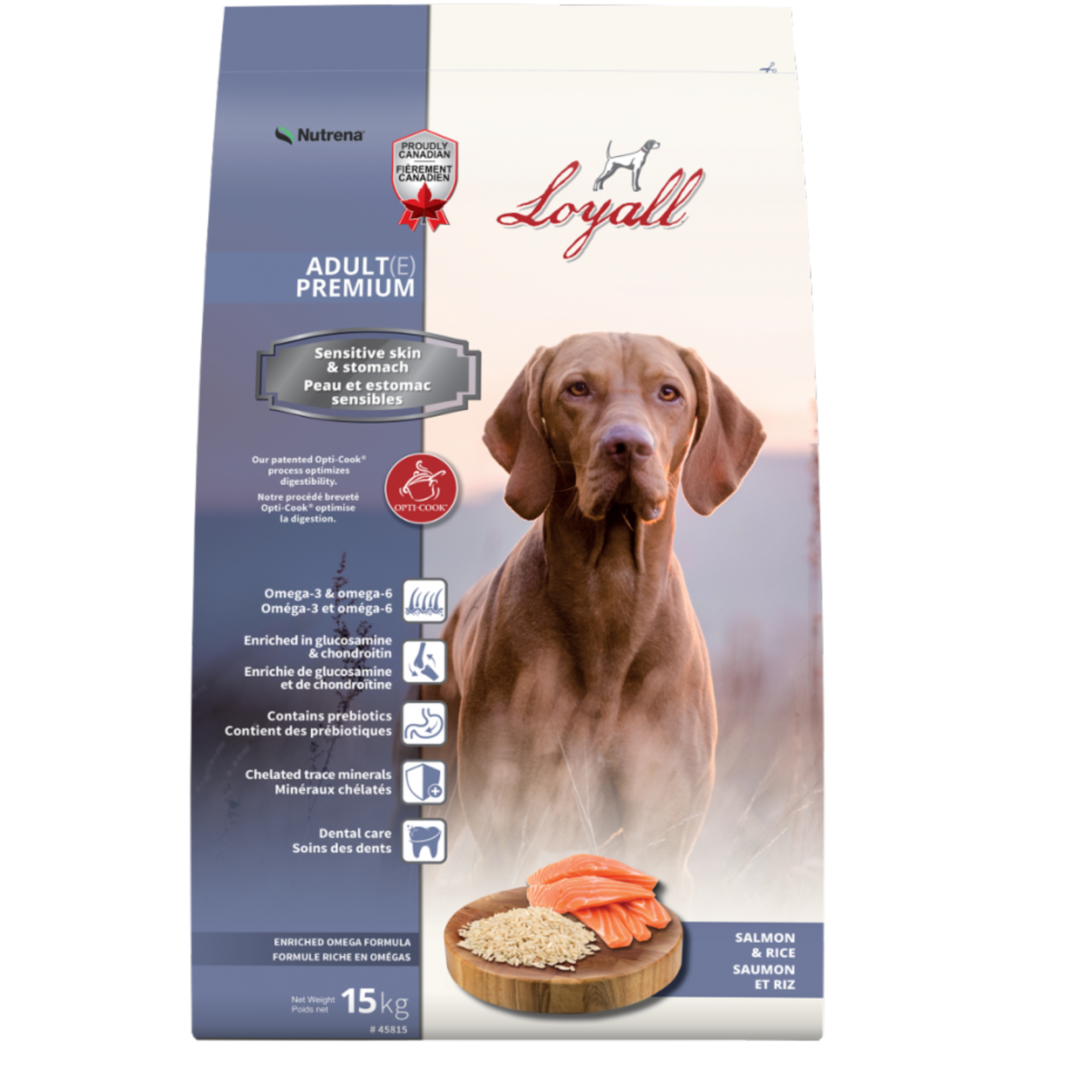 LOYALL LOYALL Nourriture pour chien Saumon  Peau et Estomac /dry food skin&stomach salmon for dog