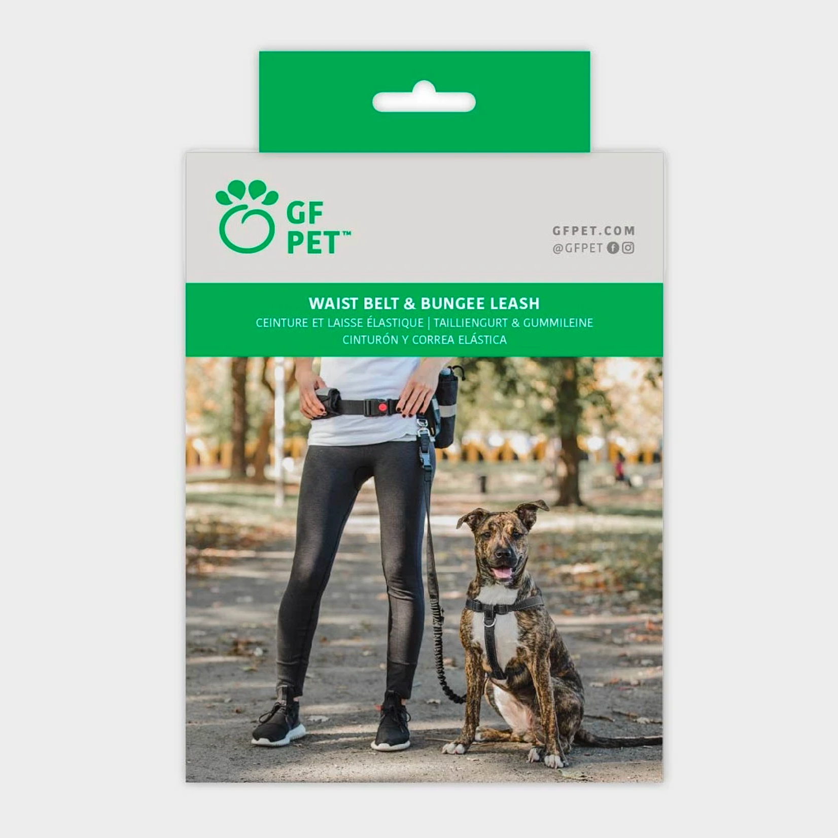 GFPET GFP CEINTURE ET LAISSE ÉLASTIQ