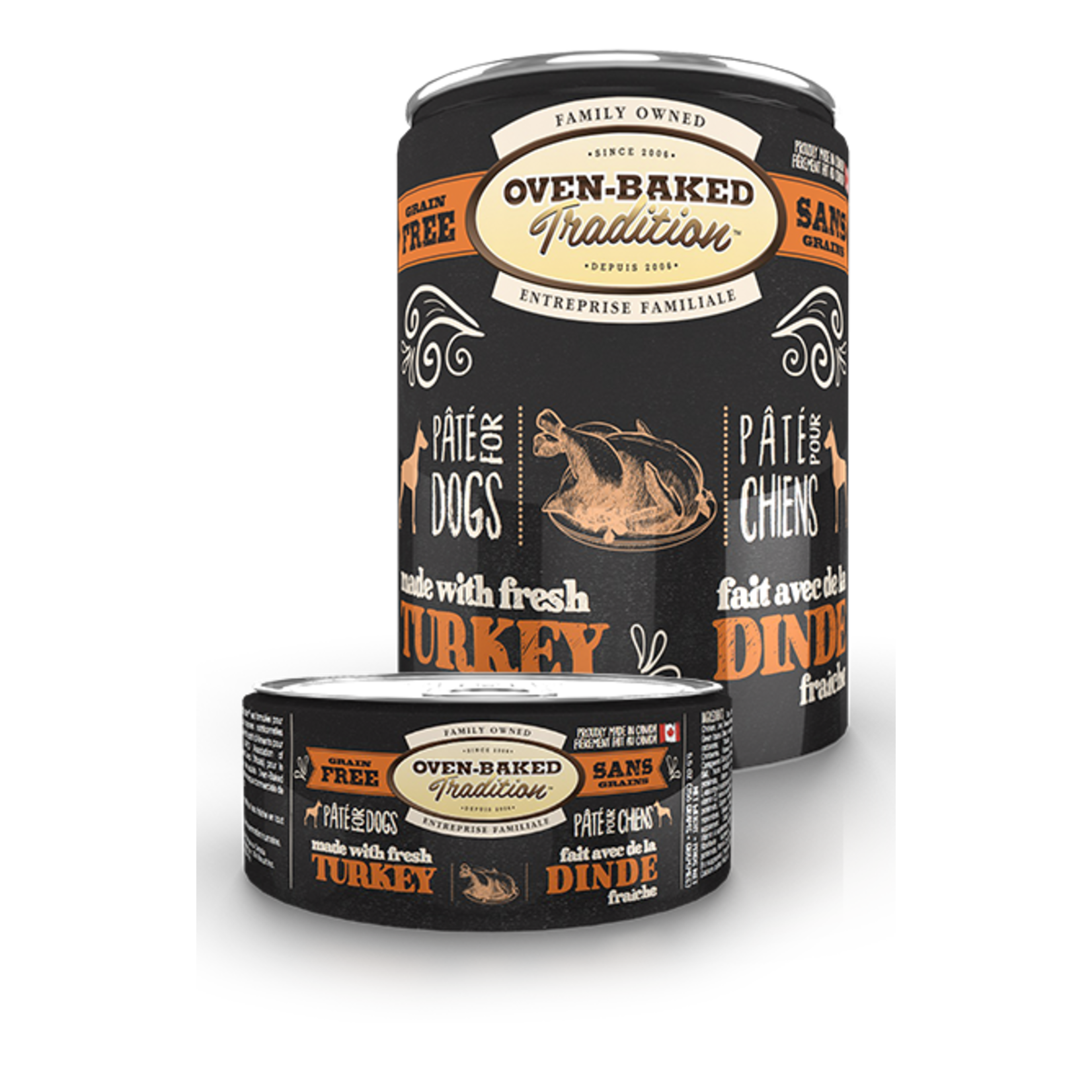 Oven-Baked Tradition Obt Nourriture En Conserves Pour Chien, Pâté De Dinde 24x5,5oz