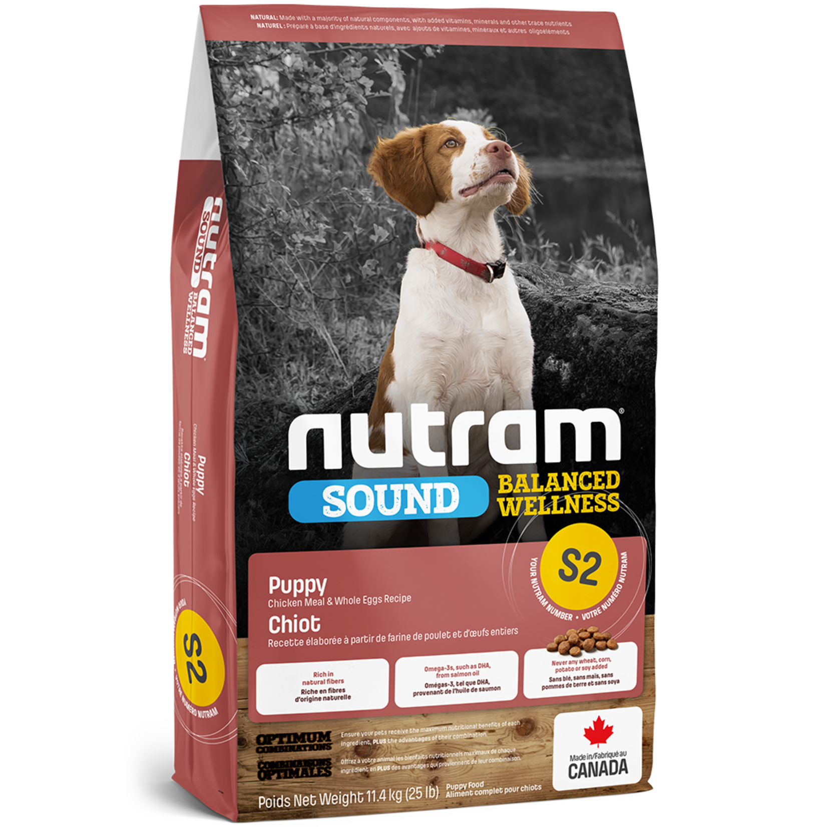 NUTRAM Nutram Sound (s2) Chiot Poulet Et Oeufs Entiers 25lbs