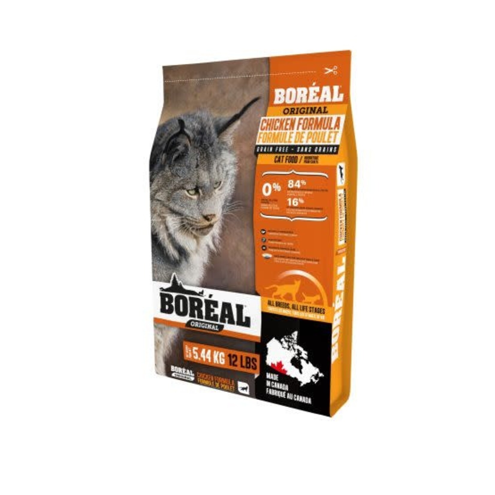 Boréal Boréal Original, Nourriture Pour Chat - Sans Grains, Poulet 5,45kg