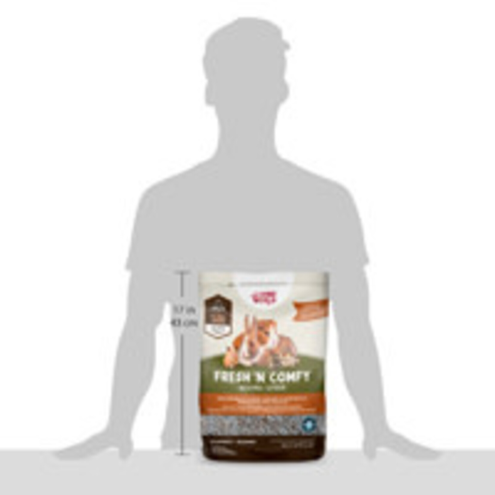 Living World Litière Fresh ’N Comfy Living World, brune, 10 L (610 po3)