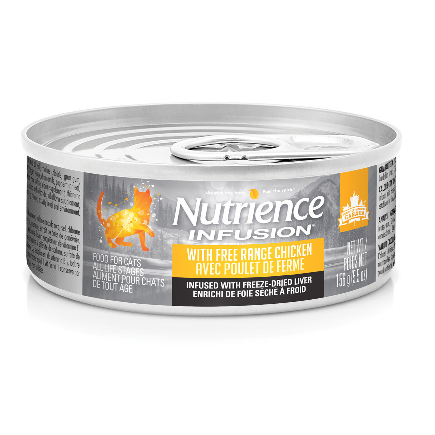 Nutrience Pâté Nutrience Infusion, Poulet de ferme, 156 g (5,5 oz)