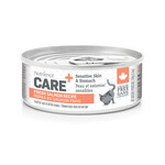 Nutrience Pâté Nutrience Care Peau et estomac sensibles pour chats, repas au saumon frais, 156 g (5,5 oz)