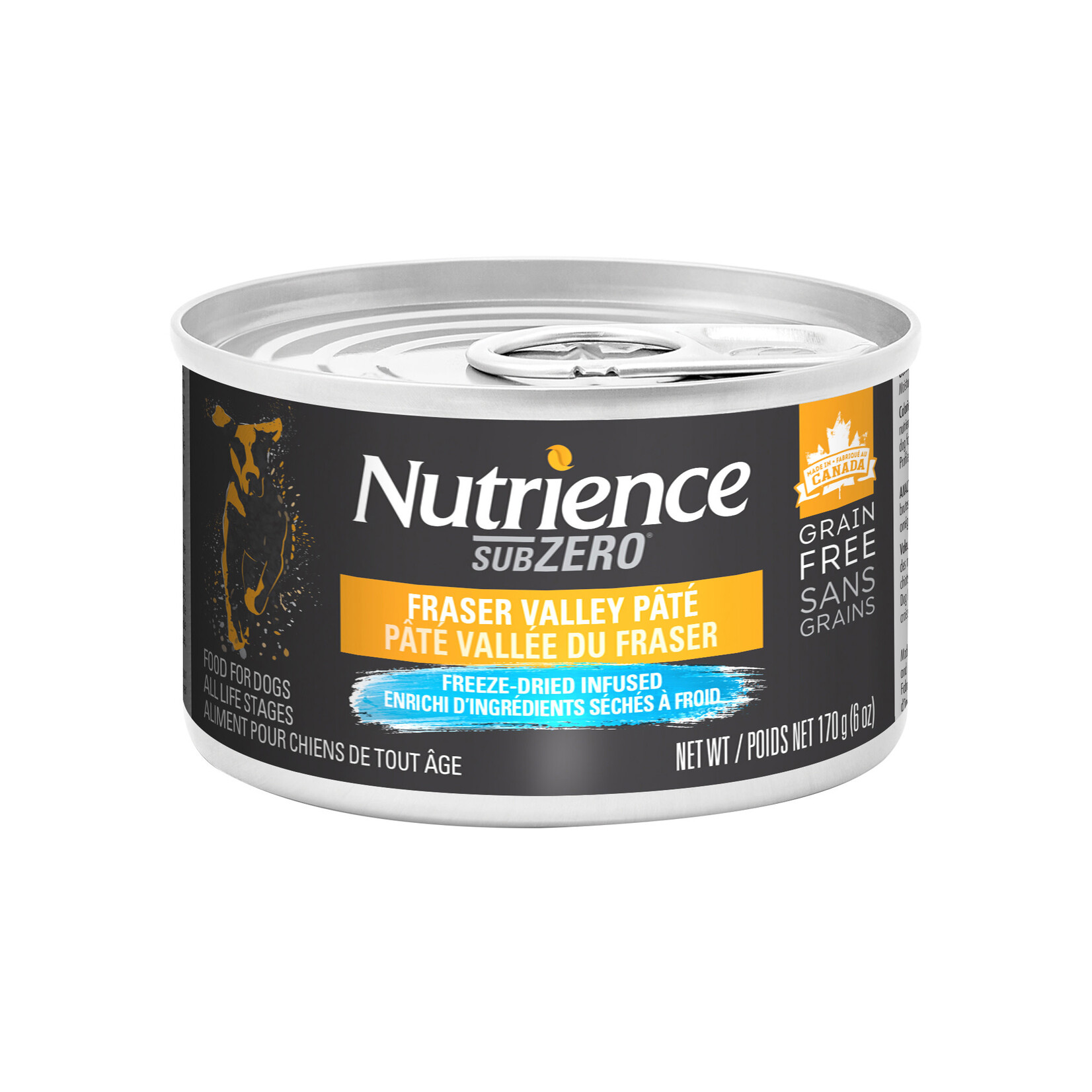 Nutrience Subzero Nutrience Sans grains Pâté pour chiens adultes, formulation Vallée du Fraser, 170 g (6 oz)