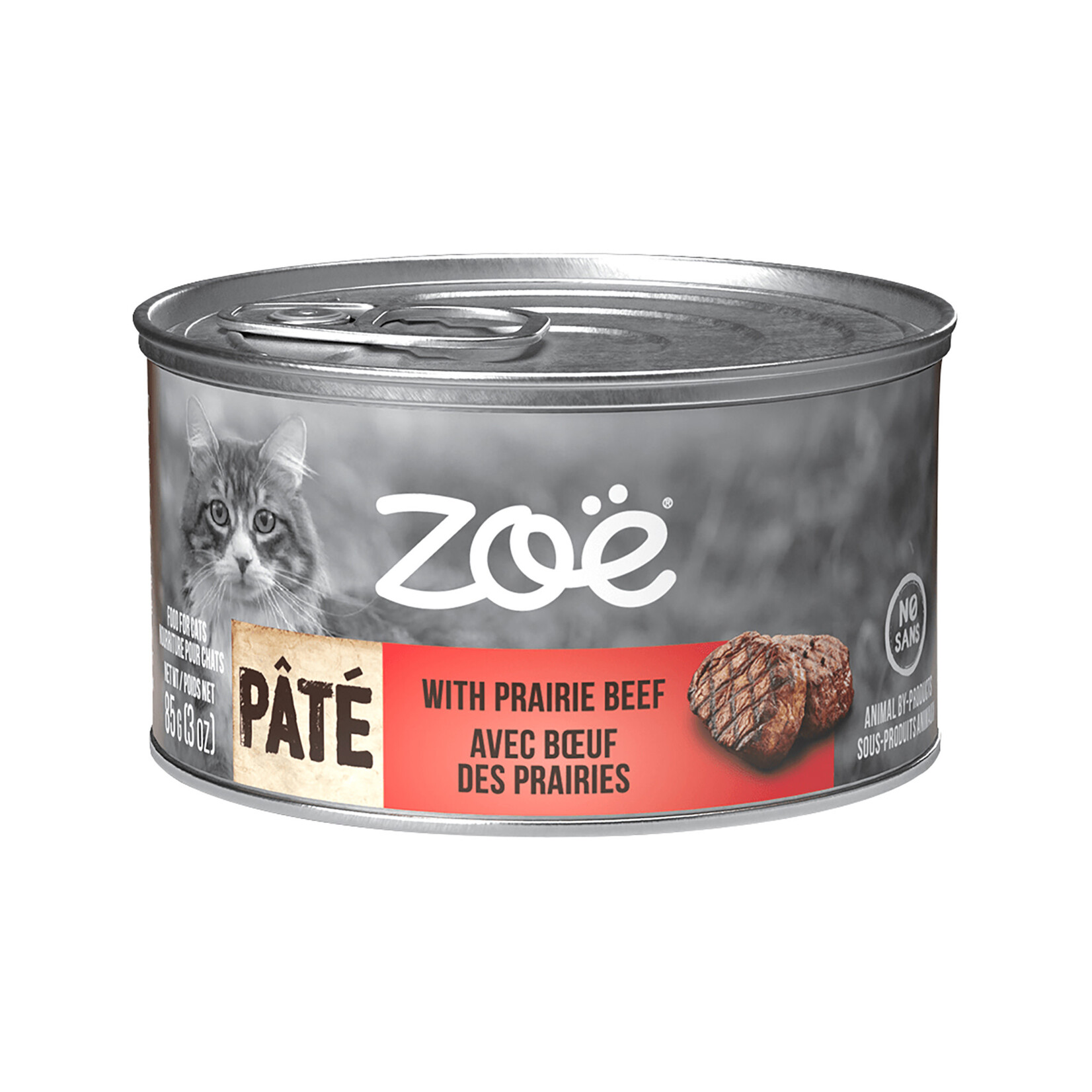 Zoe Pâté Zoë avec bœuf des Prairies pour chats, 85 g (3 oz)