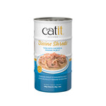 Catit Garnitures Catit Divine Shreds, Thon avec poulet et wakamé en gelée, 4 x conserves de 85 g