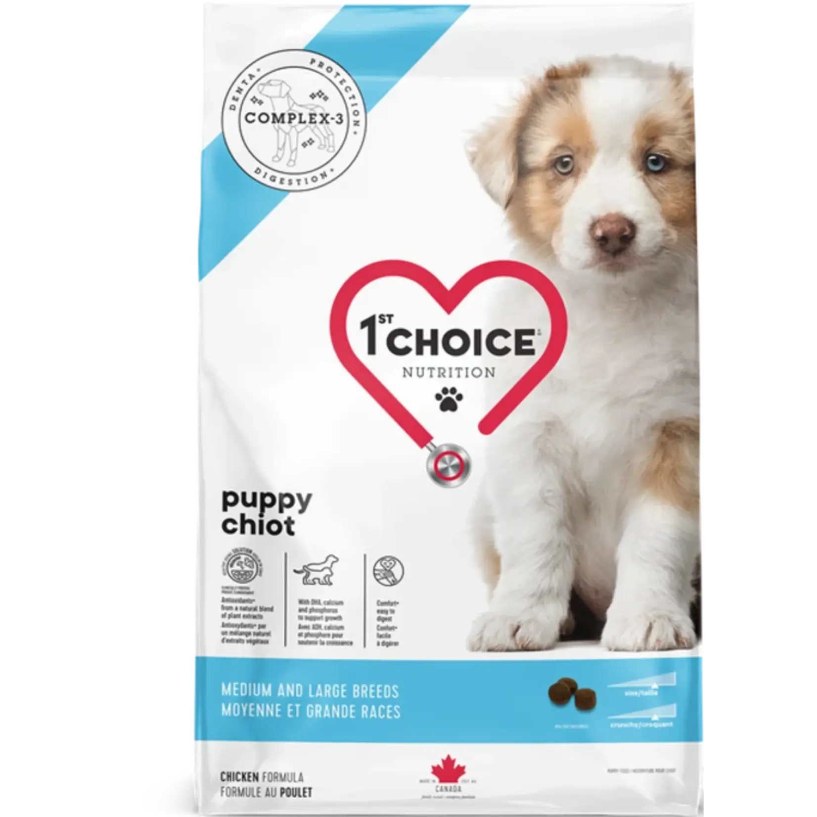 1st Choice 1st Choice Nourriture Pour Chiot, Moyenne Et Grande Races - Poulet 12kg