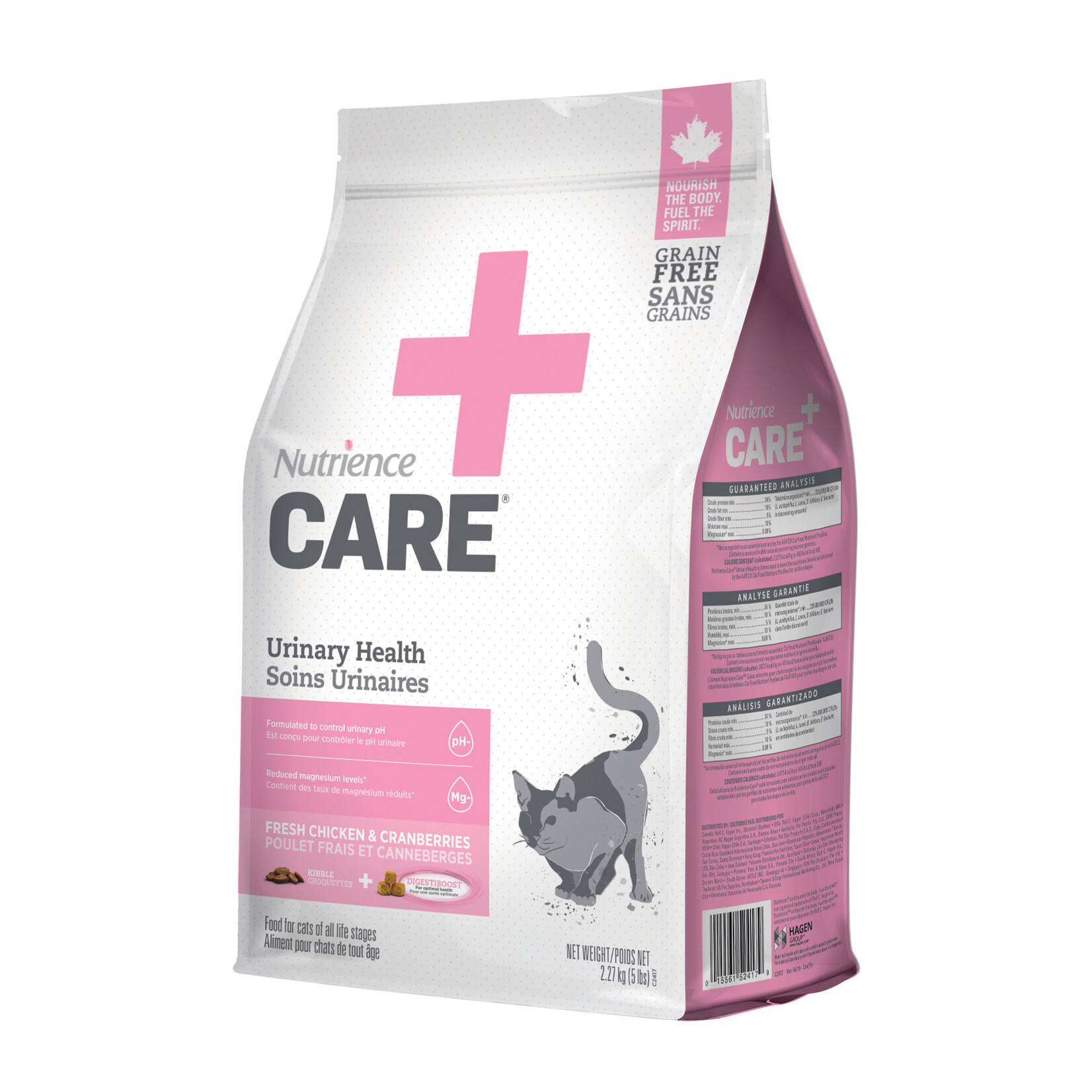 Nutrience Nutrience Care Soins urinaires pour chats, 2,27 kg (5 lb)