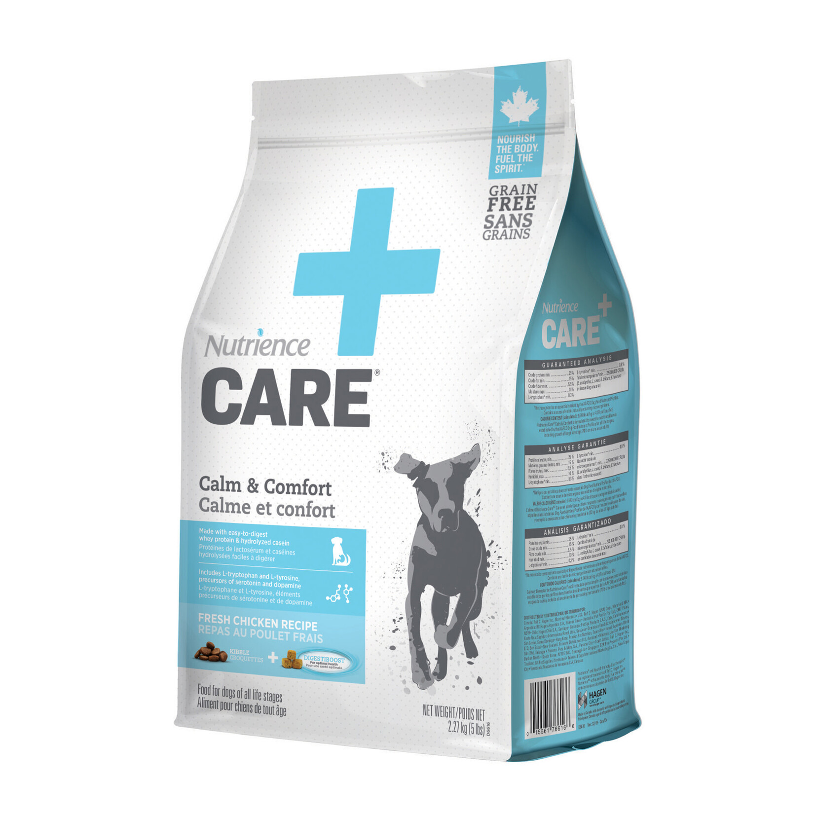 Nutrience Nutrience Care Calme et confort pour chiens, 2,27 kg (5 lb)