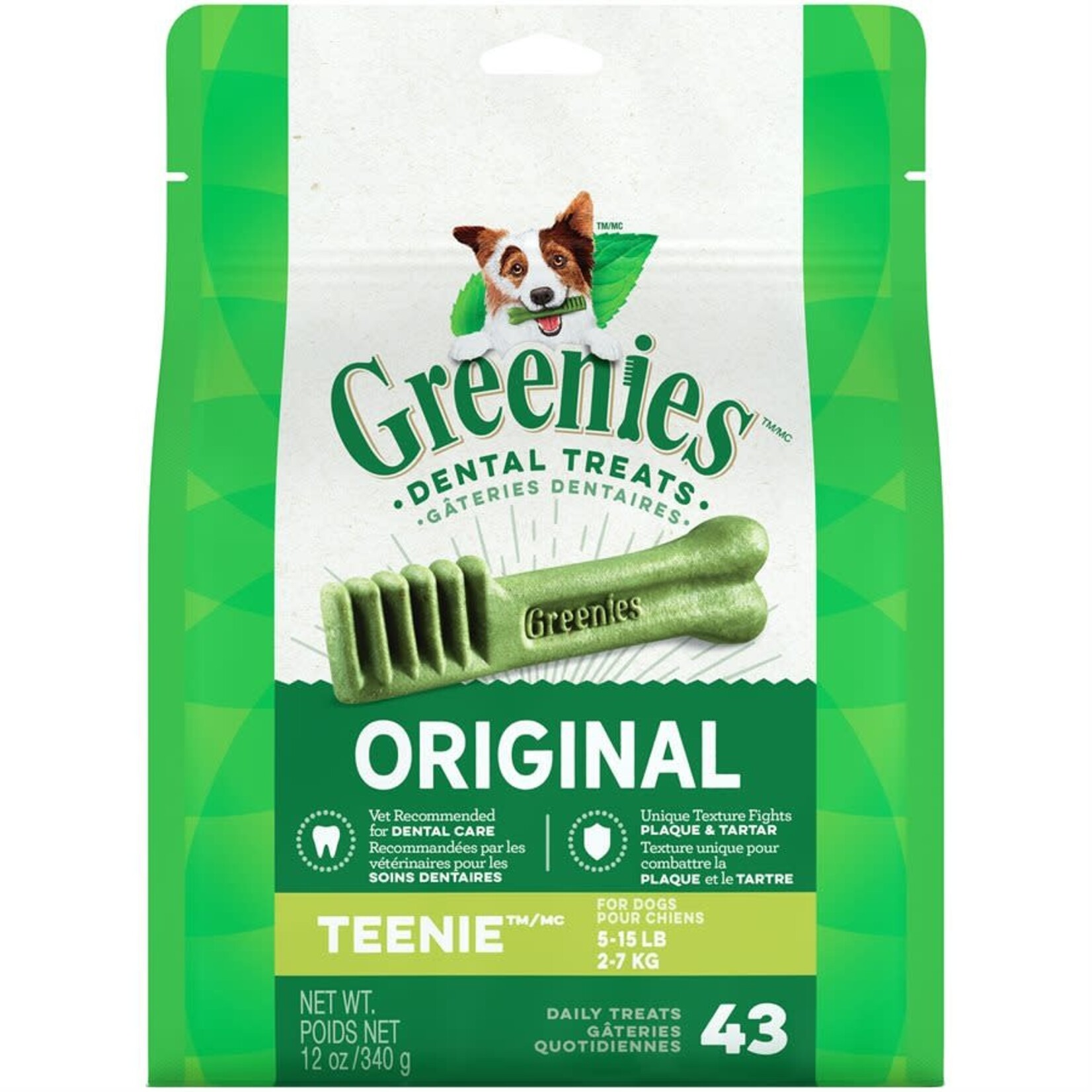 Greenies Greenies Treat-Pak™ - Teenie 2-7kg -12 oz.