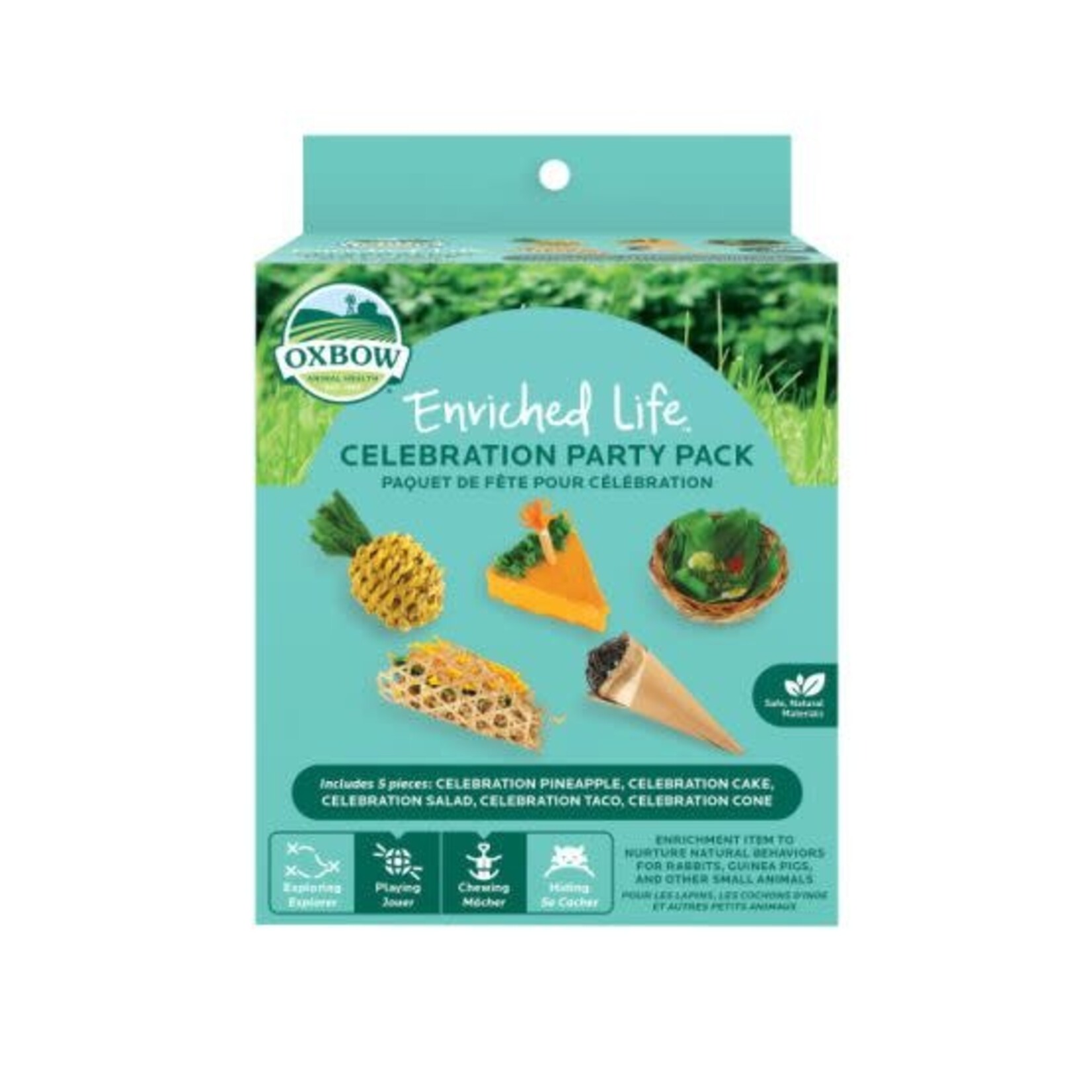 OXBOW Oxbow Enriched Life - Jeu Interactif Pour Rongeur, Boite "celebration Party" Contenant 5 Jouets