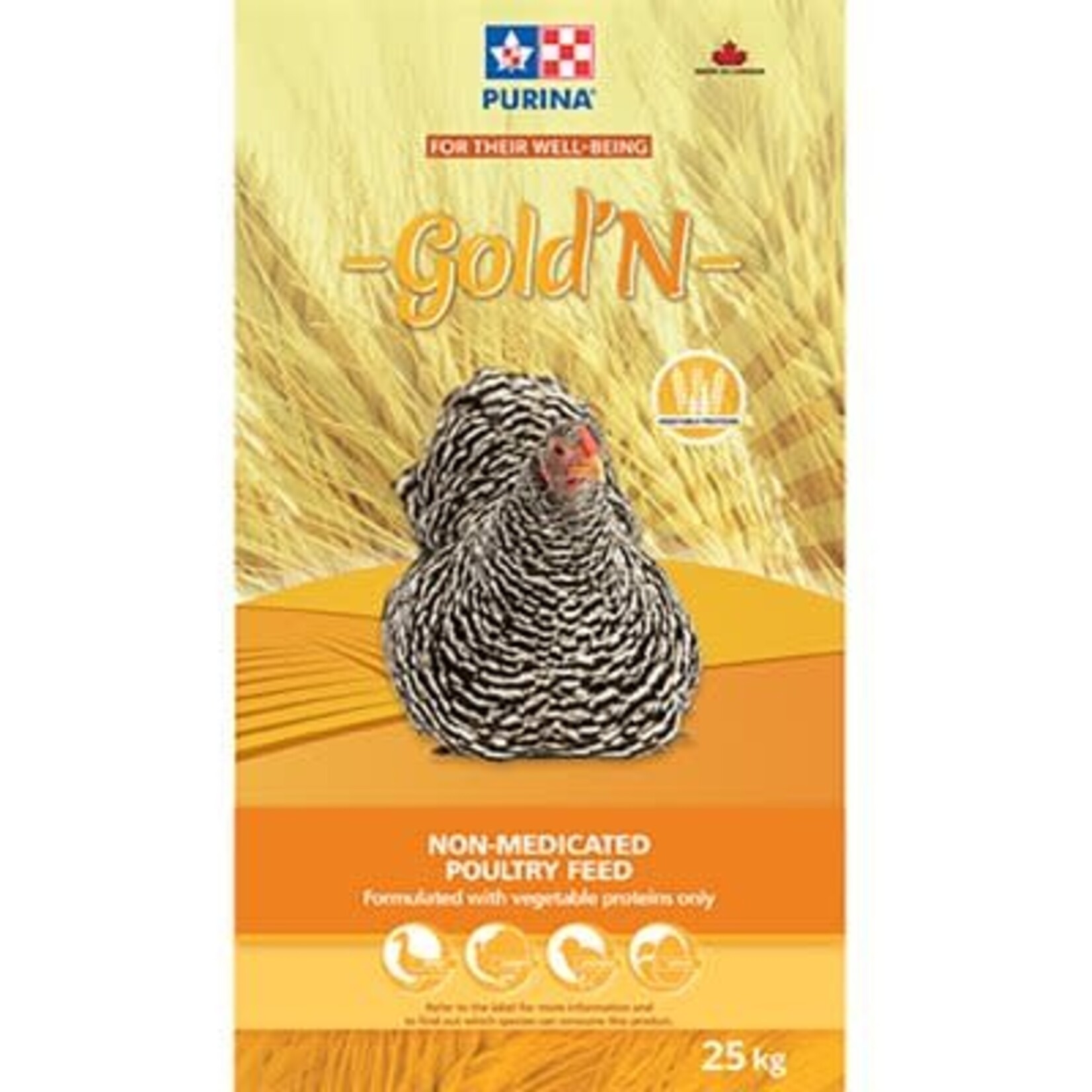 Purina Purina Gold'n Ponte Vegetal 25kg