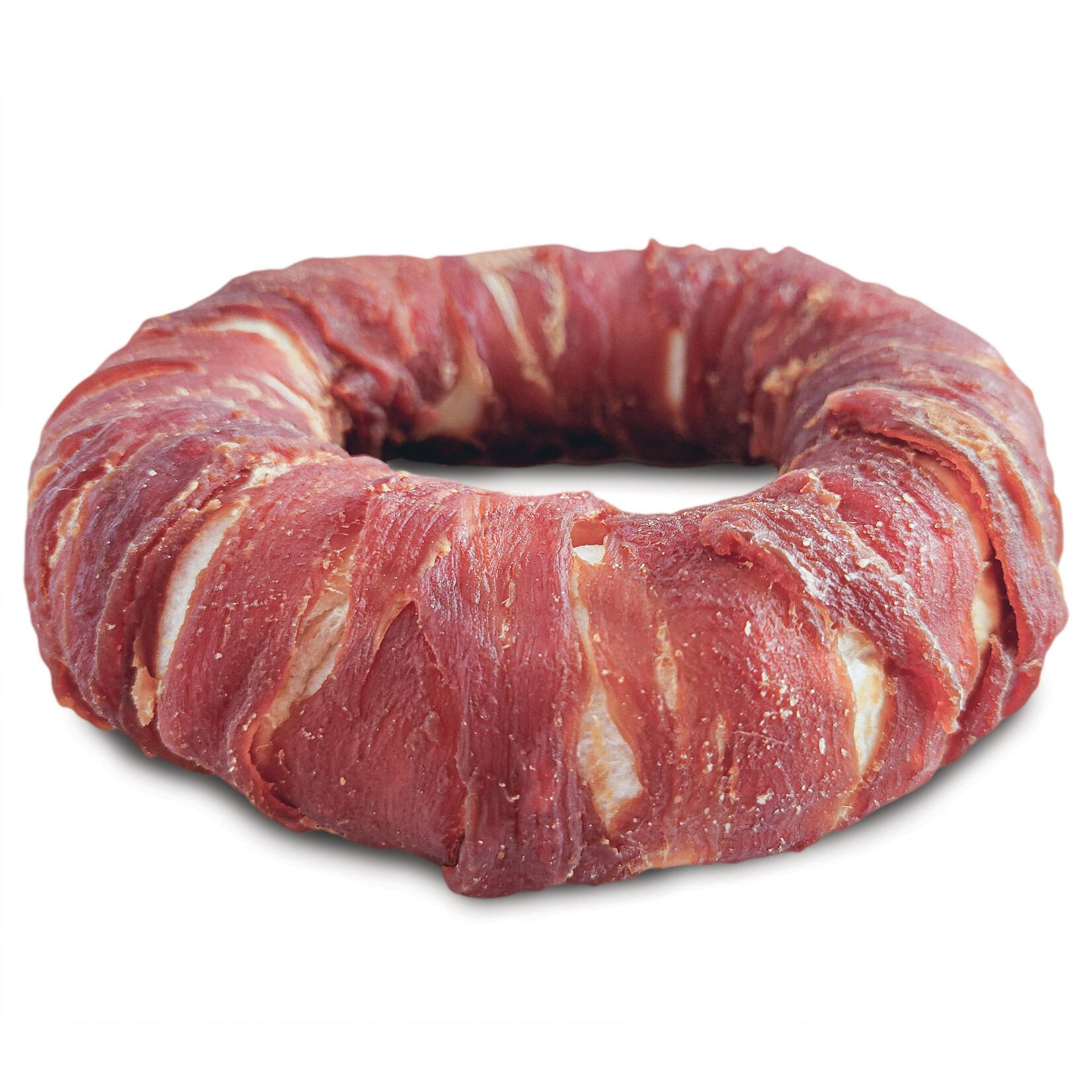 Dogit Beignet de cuir brut enrobés de canard Snack Bar Dogit, 1 unité, diam. 13,9 - 15,2 cm (5,5 - 6 po)