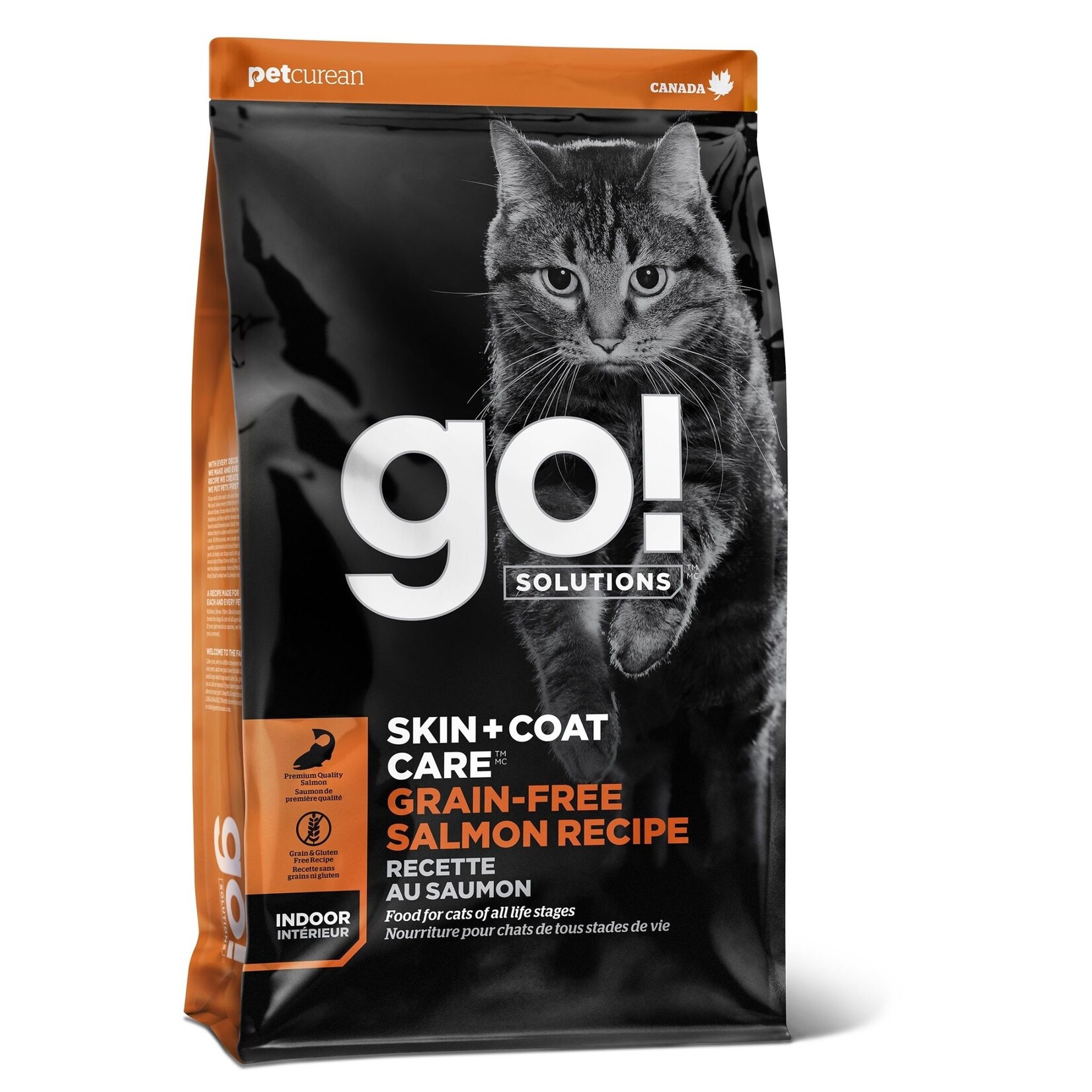 Petcurean Petcurean Go! Peau + Poils Sans Grains Pour Chat Saumon 8 Lbs