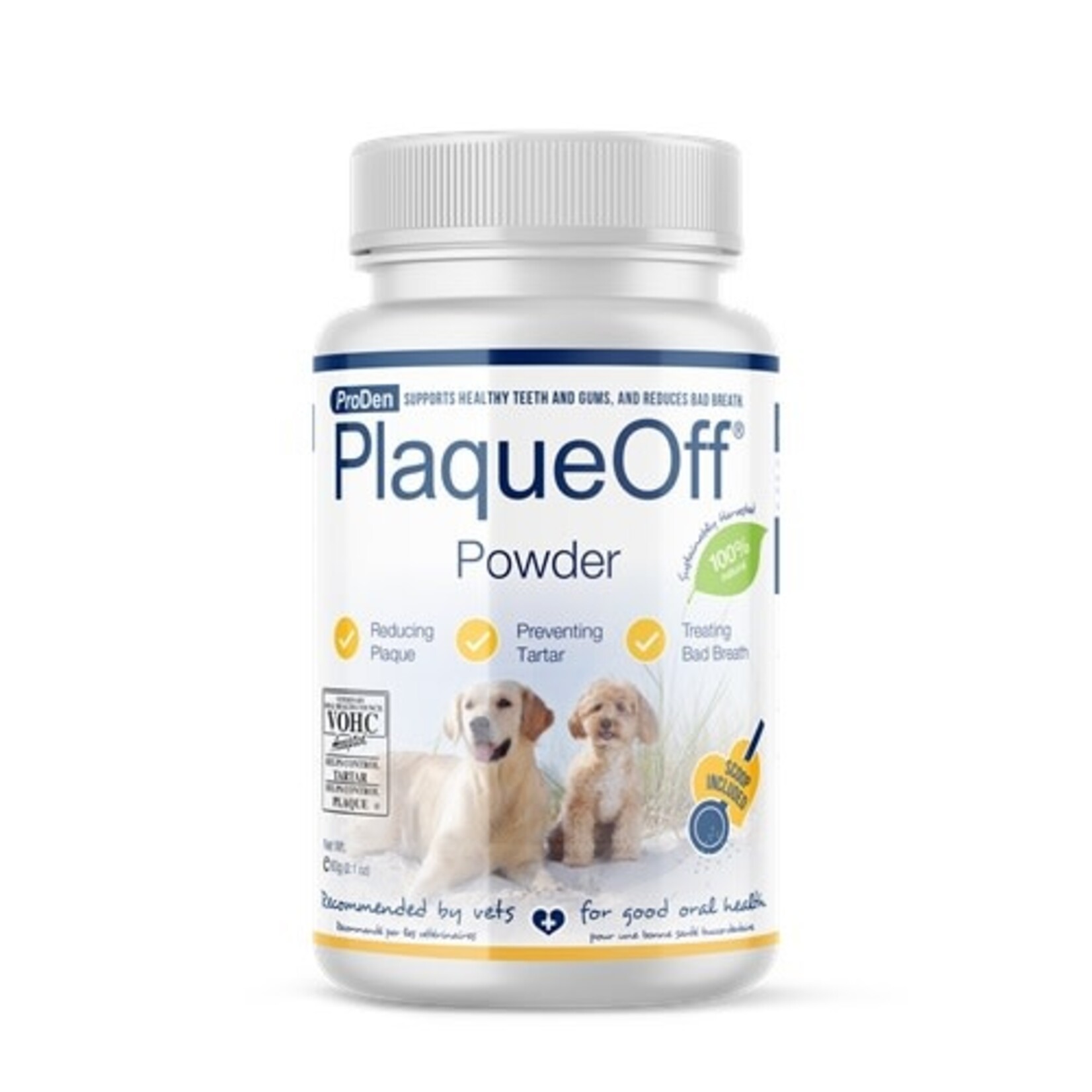 Plaque Off Naturvet® ProDen PlaqueOff® Powder for Dogs & Cats 60g