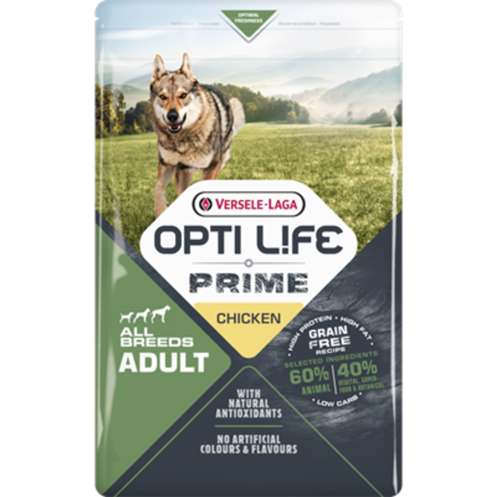 Versele Laga Versele-Laga Opti Life Prime (sans céréales) pour chien Adulte au Poulet 12,5Kg