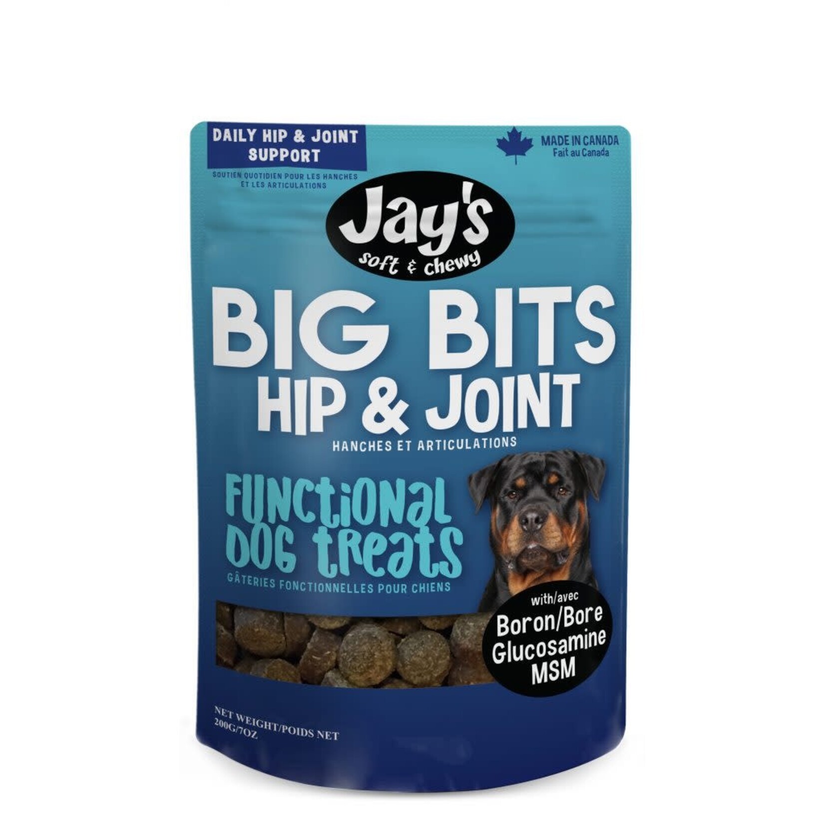 JAY'S Jay's Big Bits, Gâteries Pour Chien, Hanches & Articulations 908g