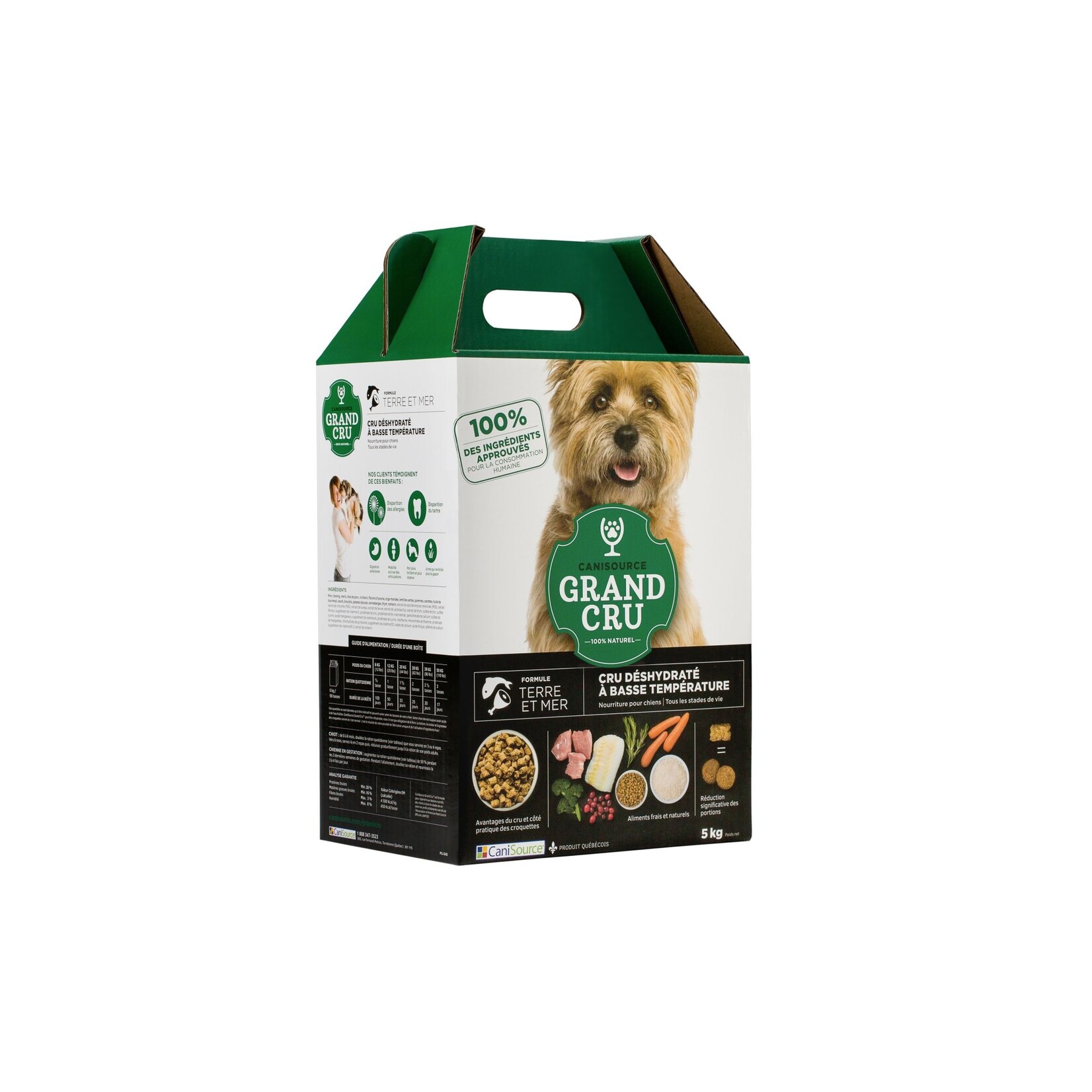 CaniSource Canisource Grand Cru Nourriture Pour Chien, Terre & Mer 5 Kg