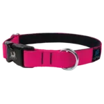 NAHAK SPORTS Nahak  Collier pour chiens | Rembourré avec clip - Rose fluo - Large