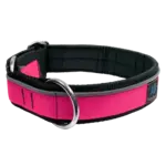 NAHAK SPORTS Nahak Collier rembourré avec réflecteur - Rose fluo - Large