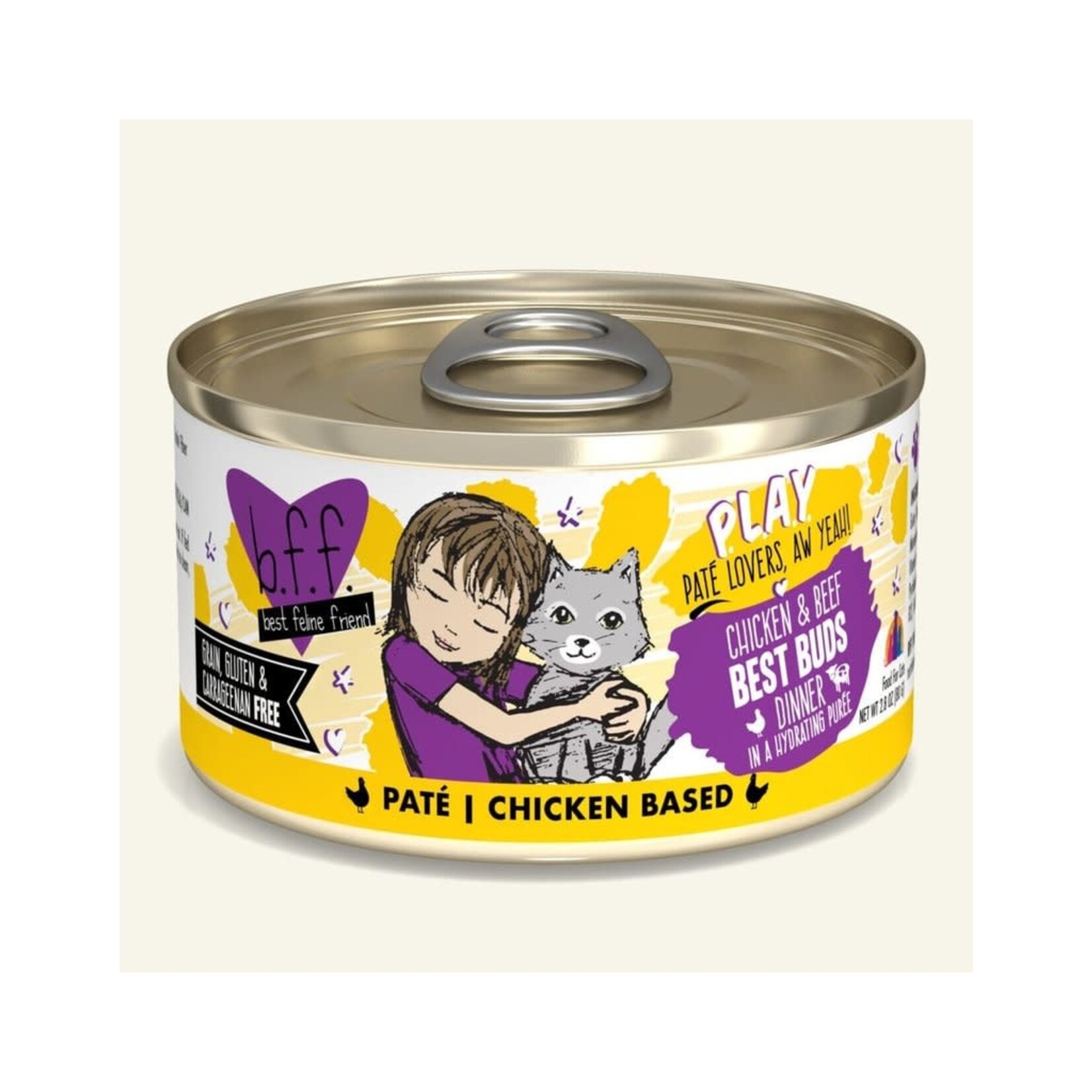 weruva bff poulet & boeuf 2.8oz