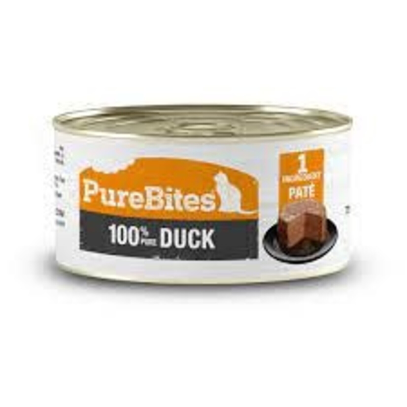 Purebites PUREBITES \ CAT \ 100% Pure Duck Pate 2.5 oz