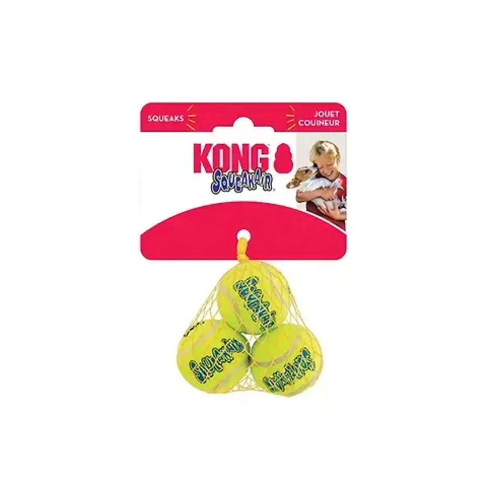 Kong Kong® SqueakAir® Balls, Très Petit pour Chiens (paquet de 3)