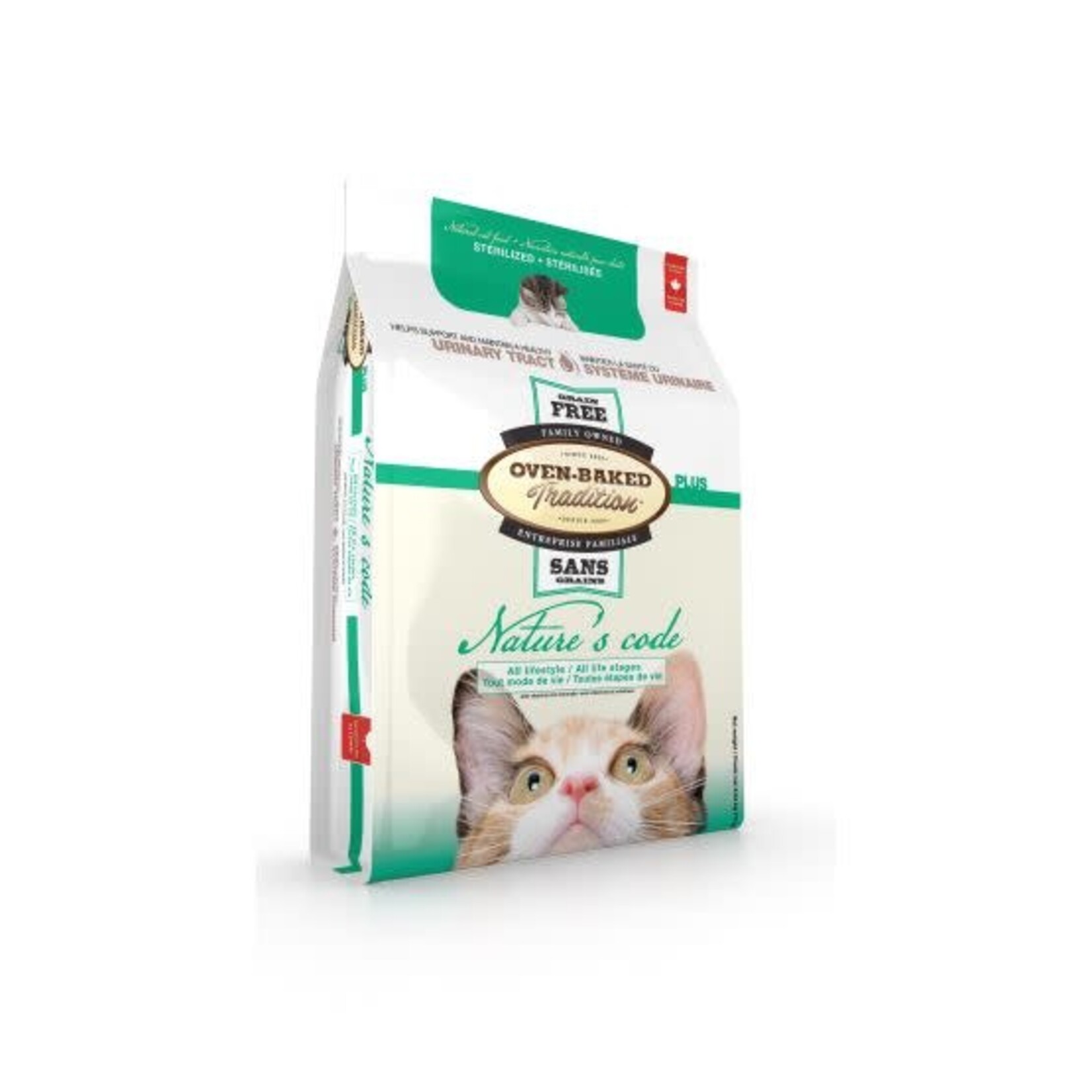 Oven-Baked Tradition Obt Nature's Code Nourriture Sèche Sans Grains Pour Chat - Soins Urinaires 5 Lbs