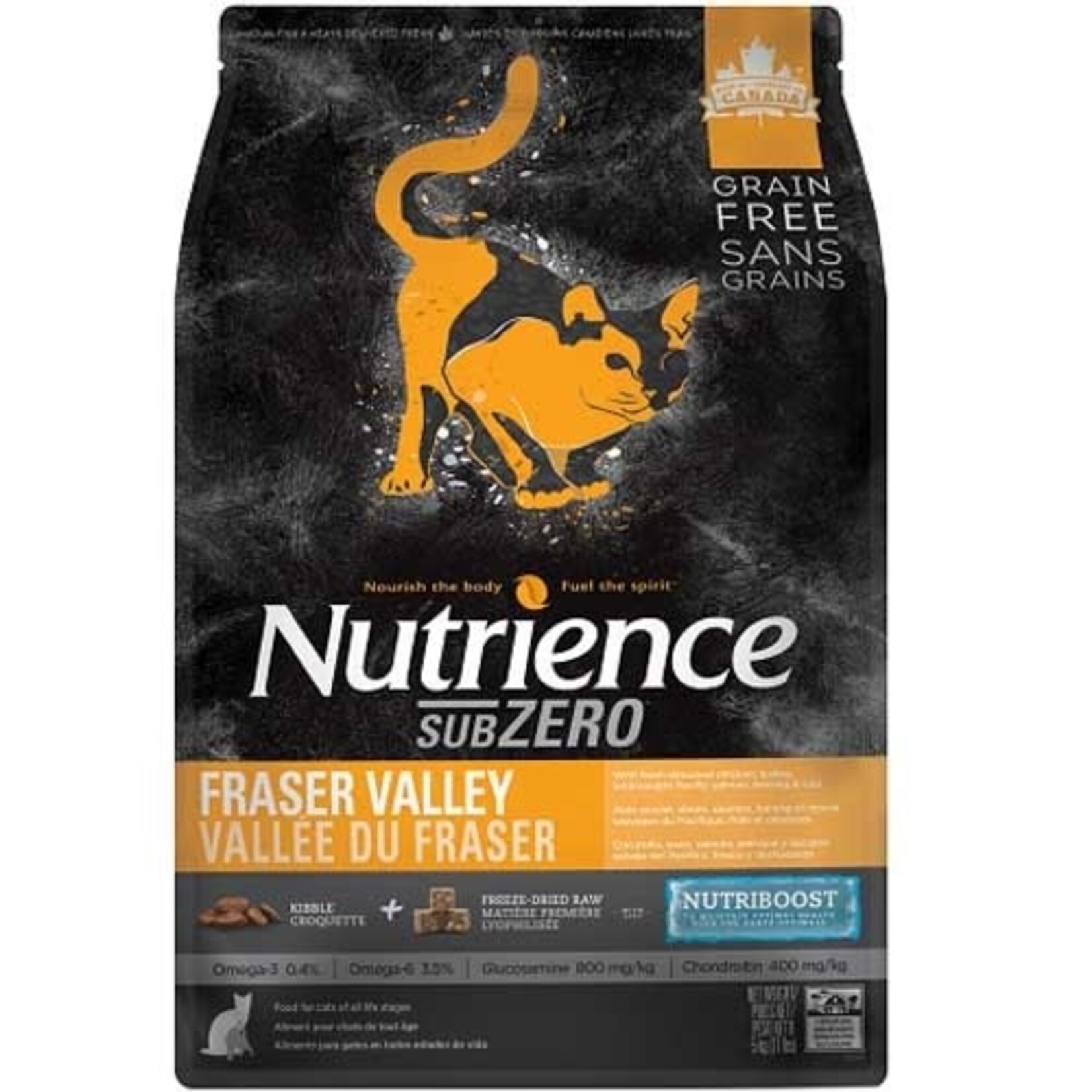 Nutrience Subzero Nutrience Sans grains pour chats, formulation Vallée du Fraser, 1.8 kg (4 lbs)