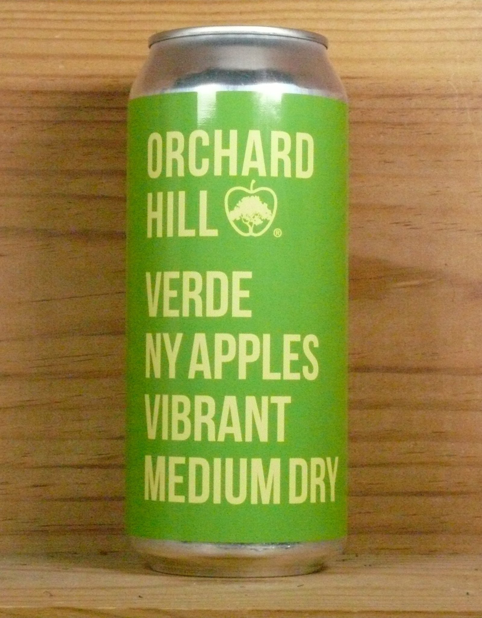 Orchard Hill Cider Mill "Verde Medium Dry Cider" cans (16oz)