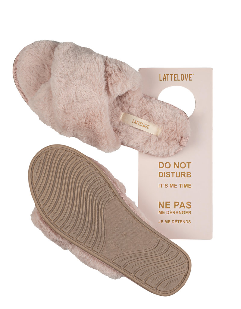 Pantoufle criss cross