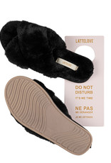 Pantoufle criss cross