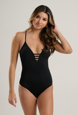 Quintsoul V Neck One-Piece 1058207 noir