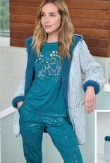 Massana Ensemble pyjama P731213 Vert petrol