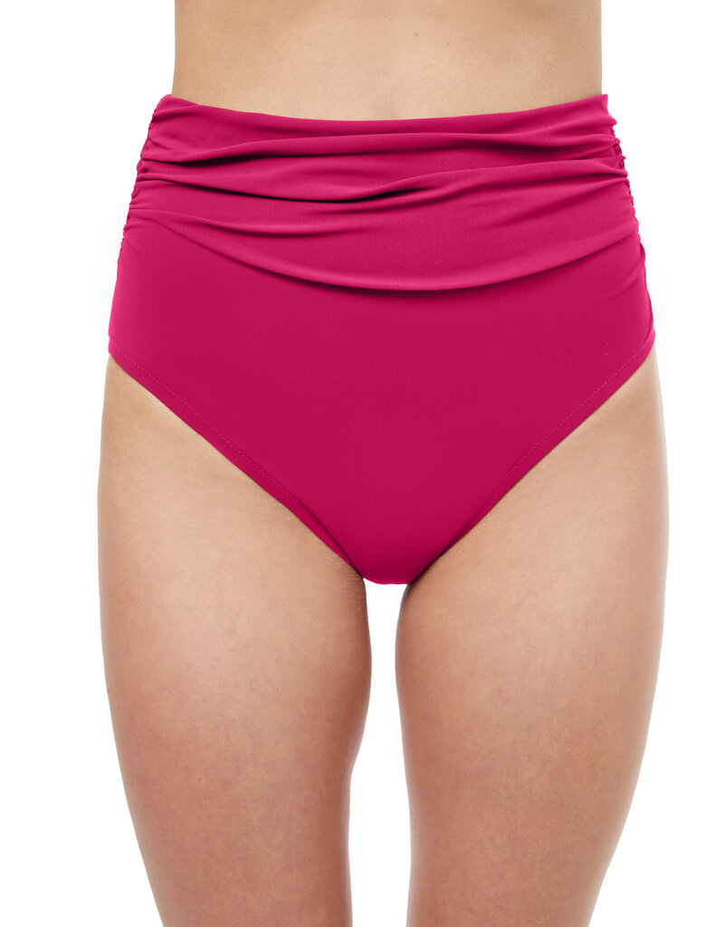 Profile Culotte de maillot de bain taille haute ET241P81 Cerise 610