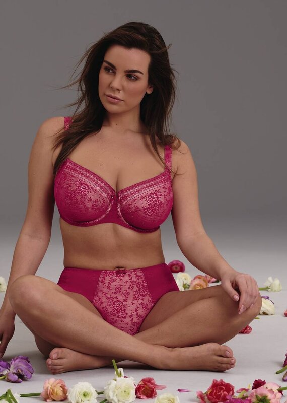 Rosa Faia Culotte Taille Haute 1355 Fleur Rose 114