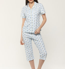 Claudel Ensemble pyjama LI141490 bleu 80