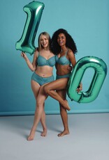 Rosa Faia culotte Taille Haute 1355 Fleur Émeraude