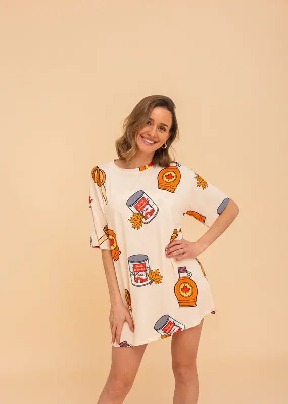 Pop Underwear Long Tee  "T'ES BEN COLLANT"