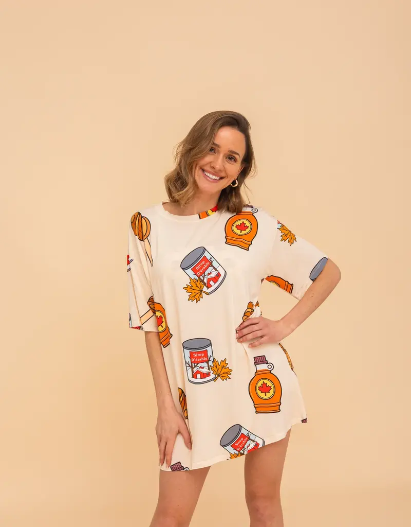 Pop Underwear Long Tee  "T'ES BEN COLLANT"