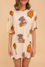 Pop Underwear Long Tee  "T'ES BEN COLLANT"