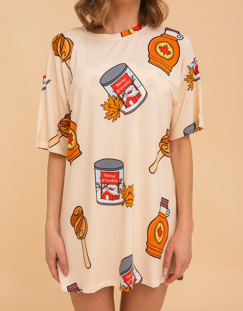 Pop Underwear Long Tee  "T'ES BEN COLLANT"