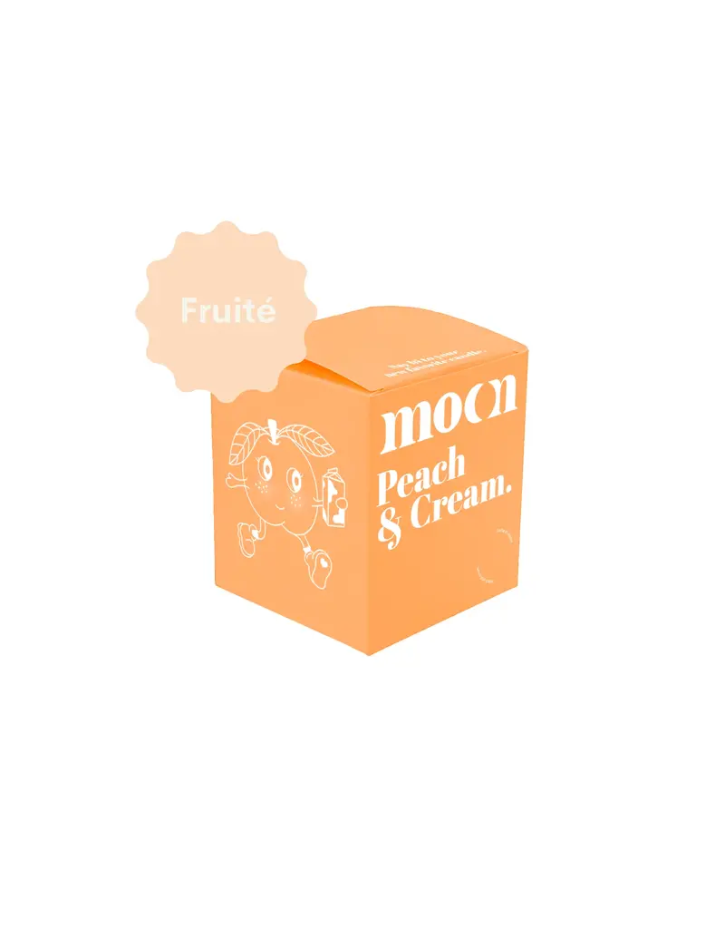 Moonday Chandelle cire de soya Peach & Cream