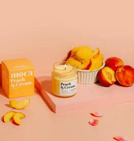 Moonday Chandelle cire de soya Peach & Cream