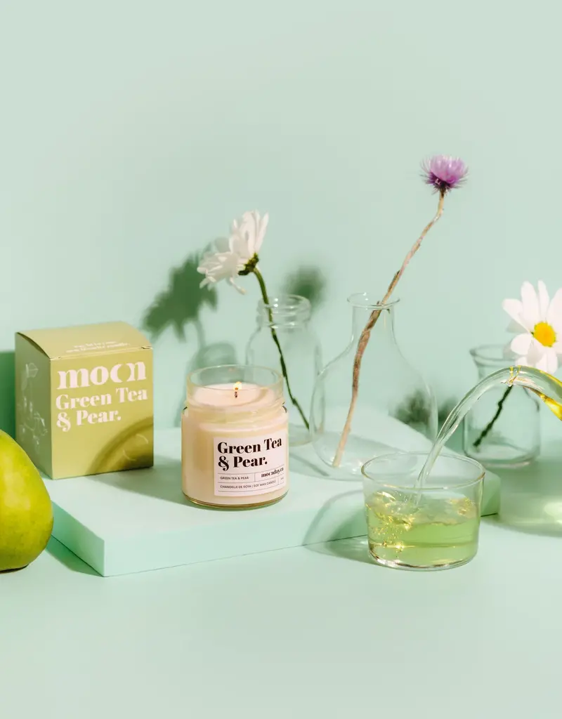 Moonday Chandelle cire de soya Green Tea & Pear