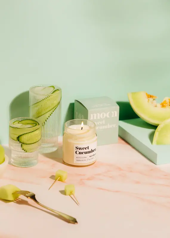 Moonday Chandelle cire de soya Sweet Cucumber