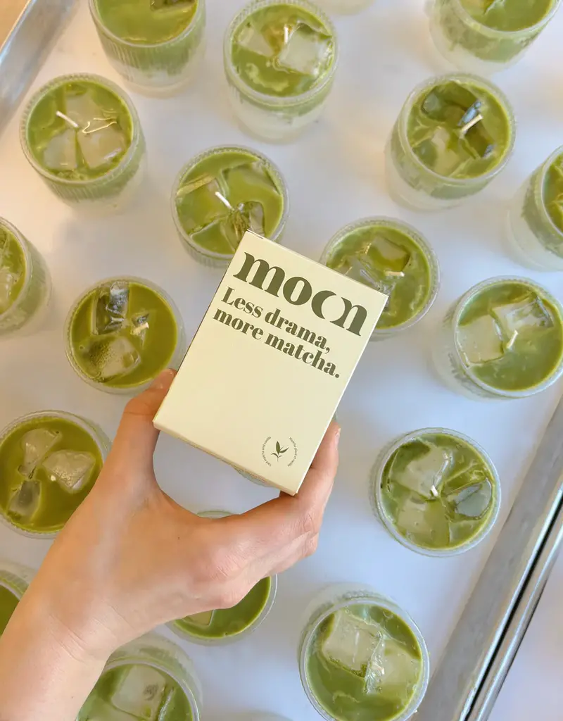 Moonday Chandelle cire de soya Less drama, more matcha