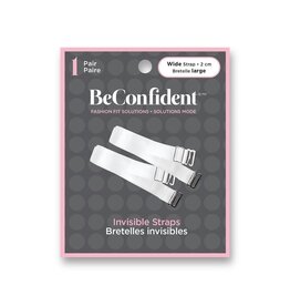 Bretelles transparentes larges BC30150-WD