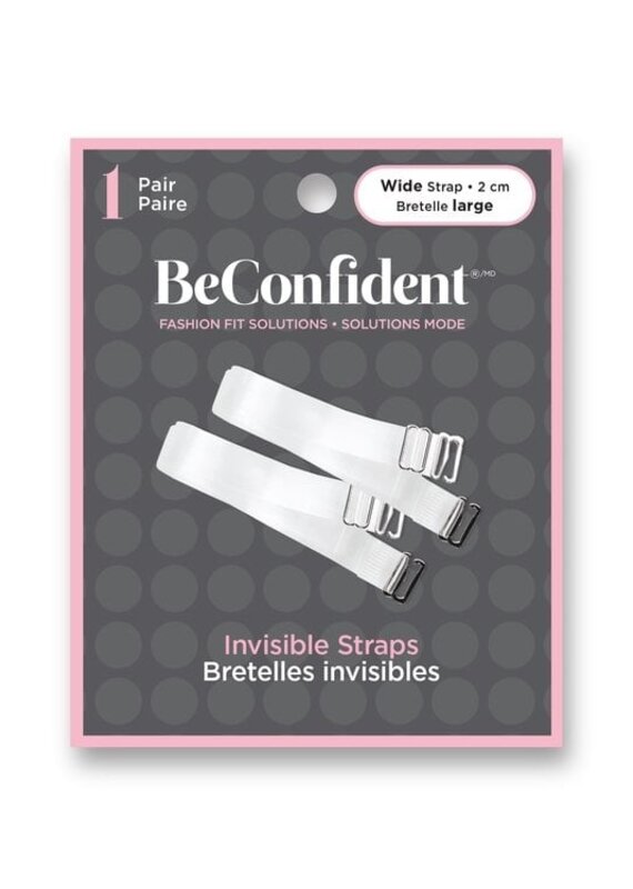 Bretelles transparentes larges BC30150-WD
